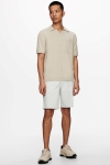ONLY & SONS ONSACE LIFE 12 SLUB SS POLO KNIT NOOS Pelican