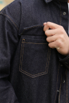 Jack & Jones Austin Wide Fit Denim Hemd LS Dark Denim