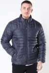 Only & Sons Paul Quilted Highneck Jacke Grey Pinstripe