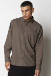 Fat Moose Frank flannel Hemd Brown