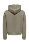 ONLY & SONS Goyle Box Fit Subca Hoodie Walnut