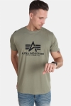 Alpha Industries Basic T-Hemd Olive