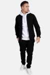 Clean Cut Pocket Jersey Jacke Black