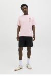 Jack & Jones Coffee Club Relaxed Fit Tee Parfait Pink