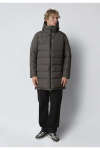 Fat Moose Liam Puffer Long Jacket Beetle Green