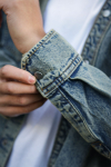 Jack & Jones Austin Wide Fit Denim Hemd LS Light Blue Denim