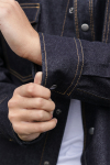 Jack & Jones Austin Wide Fit Denim Hemd LS Dark Denim
