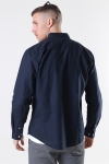 Clean Cut Copenhagen Cotton Linen Hemd Navy