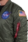 Alpha Industries  MA-1 VF NASA Bomber Jacke Sage Green