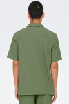 ONLY & SONS Bertil Waffle SS Resort Hemd Deep Lichen Green
