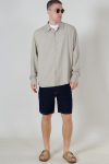 ONLY & SONS Latham LS Linen Structure Hemd Silver Lining