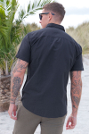 Selected Regular Sun Linen Hemd SS Black