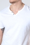 Jack & Jones JJESPLIT NECK TEE SS NOOS Cloud Dancer Slim