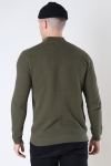 ONLY & SONS PANTER STRUC HALF ZIP KNIT Olive Night