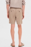 Selected Regular Brody Linen Shorts Toffee