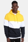 Uhrban Classics TB1870 3-Tone Hoodie Chrome Yellow/White/Navy