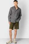 Clean Cut Copenhagen Milano Twill Shorts Bottle Green