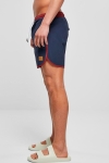 Urban Classics Retro Badehose White/Midnight Navy