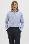 Jack & Jones Parker Wrinkle Resistant Hemd LS Black Iris Stripe