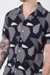 Kronstadt Cuba geometry S/S Hemd Black