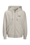 Jack & Jones Soho Sweat Zip Hoodie Moonbeam