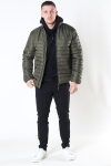 Only & Sons Paul Quilted Highneck Jacke Olive Night