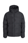 Jack & Jones Soho Puffer Hood Jacket  Black