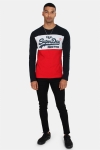 Superdry Vintage Logo Panel L/S T-Hemd Navy/Red/Grey