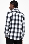 Fat Moose Adrian Cotton Check Hemd Black Check / Mid Grey Check