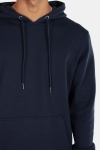 Uhrban Classics Back Stripe Hoodie Navy/Fire Red/White