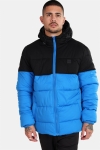 Urban Classics TB2425 Hooded 2-Tone Puffer Jacke Bright Blue/Black