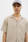 Jack & Jones Massimo Resort Hemd SS Oxford Tan