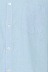 Solid Allan SS Linen Hemd Chambray Blue