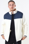 Rains Fleece Zip Puller Jacke Off White