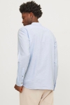 Jack & Jones Summer Band Linen Hemd LS Cashmere Blue Stripe