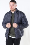 Only & Sons Paul Quilted Highneck Jacke Grey Pinstripe
