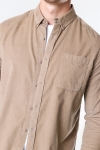 Solid Juan LS Corduroy Hemd Sand