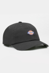 DICKIES 9 PANEL LOGO CAP  BLACK