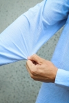 Solid Val Oxford Stretch Hemd LS Sky Blue