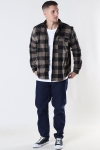 ONLY & SONS ONSTYN RLX 1PKT FLEECE CHECK LS Hemd Fallen Rock