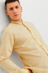 Jack & Jones SUMMER LINEN BAND Hemd L/S Jojoba