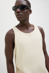 Jack & Jones Infinity Rib Tank Top Cloud Dancer