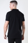 Kronstadt Albert Recycled cotton polo Black