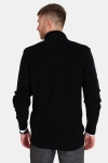 Clean Cut Osin Zip Cardigan Stricken Black