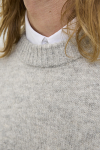 Jack & Jones Soho Ollie Knit Crew Neck Light Grey Melange
