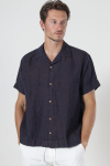 Kronstadt Ayers SS loose Hemd Chocolate Plum