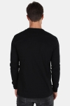 Dickes Round rock LS T-Hemd Black