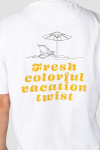 Clean Cut Copenhagen Fred organic T-Hemd SS White