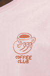 Jack & Jones Coffee Club Relaxed Fit Tee Parfait Pink