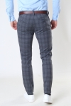 ONLY & SONS MARK CHECK PANTS Grey Pinstripe
